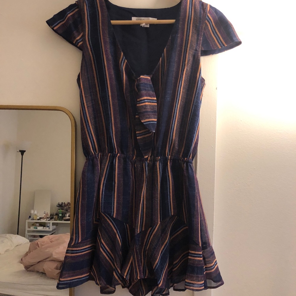 BCBG purple romper